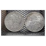 Morgan Silver Dollars, see photo