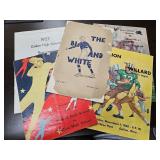 Assorted Vintage Football Programs