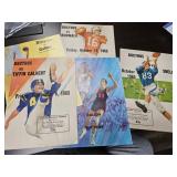 Assorted Vintage Football Programs