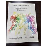 1979 Crestline Football Program