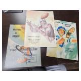 Assorted Vintage Football Programs
