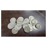 23 Silver Dimes