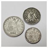 Assorted Type Coins, see photos