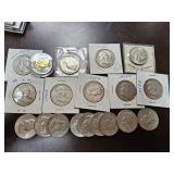 20- Franklin Half Dollars