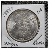 Morgan Silver Dollar, see photo