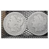 Morgan Silver Dollars, see photo
