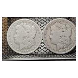 Morgan Silver Dollars, see photo
