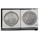 Morgan Silver Dollars, see photo