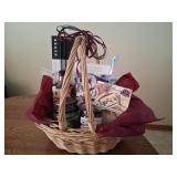 Candle, Food & Gift Certificate Basket