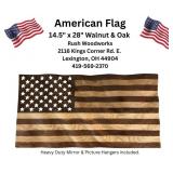 American Flag by Rush Woodworks