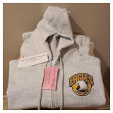 Crawford Eagles Hooded Zip Sweatshirt XLT