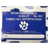 Wynford Athletic Pass  2 Adults
