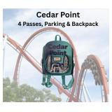 Cedar Point 4 Passes, Parking & Backpack
