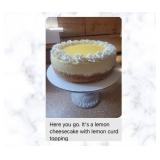 Lemon Cheesecake by Jessica Jewell