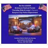 Thursday Bratwurst Parade Police Ride Along