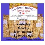 Large Bag Popcorn Monthly May- Oct by Sweet Thangs