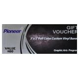 Pioneer Vinyl Banner 3' X 5'
