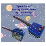 Space Cadet 3 String Guitar by Jim Phillips