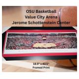 OSU Basketball Framed Print 18.5' X 43.5'