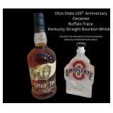 OSU Bourbon Decanter & Buffalo Trace Bourbon