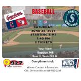 Guardians Tickets-2  Saturday June 28th 1:40