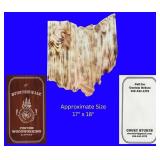 State of Ohio Wall Hanging by Court Sturtz
