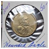 Wounded eagle Sacagawea Dollar