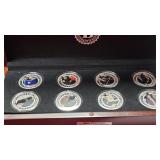 Donald Trump Coin Collection in Wood Box