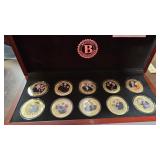 Donald Trump Coin Collection in Wood Box