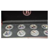 Donald Trump Coin Collection in Wood Box