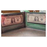 Silver Certificates in folder