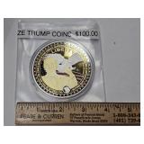 Large Donald Trump Coin