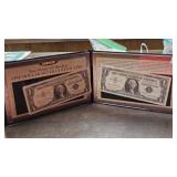 Silver Certificates in folder