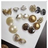 Assorted Vintage Earrings, See Photo