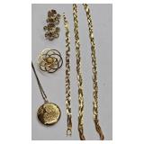 Assorted Vintage Jewelry, See Photo