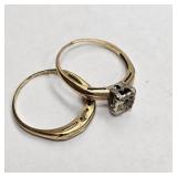14Kt Gold Scrap Rings  3.0