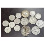 Silver Coin Assortment, see photo
