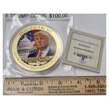 Large Donald Trump Coin