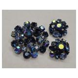 Gorgeous Vintage Brooch & Earrings