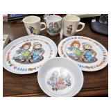 Raggedy Ann & Andy Dishes