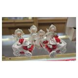 1959 Japan Christmas Candle Holders