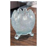 Northwood Ice Blue Footed Bowl