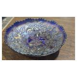 Carnival Peacock & Urn Bowl