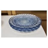 Gorgeous Blue Glass Plates