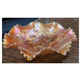Wishbone Footed Northwood Carnival Dish