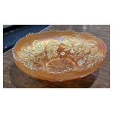 Fenton Peacock & Urn Bowl