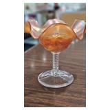 Small Daisy & Plume Carnival Compote