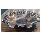 Fenton Ribbon Tie Pattern Bowl