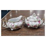 Antique Cream & Sugar
