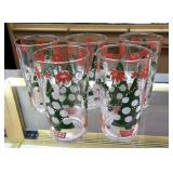 Vintage Christmas Glasses